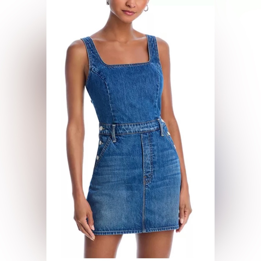 The Over It Denim Mini Dress